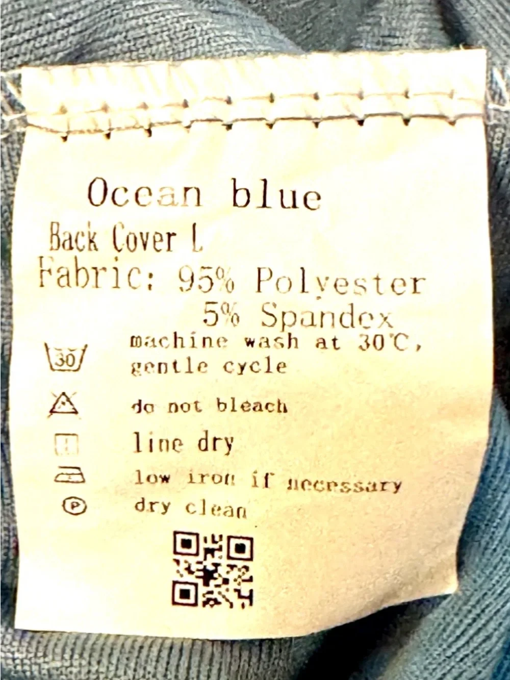 🌐SOOTHING HOME🌐 6-PC OCEAN BLUE HERRINGBONE SEAT, BACK, ARM “HERO SOFA COVERS”